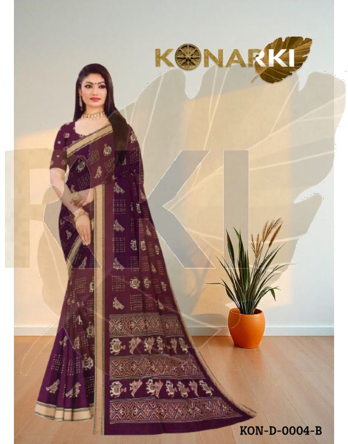 Sharvya Maroon Wetless Viscose Saree with Traditional Elegance and Unstitched Blouse