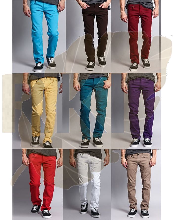 Colored Custom Made Jeans for Men