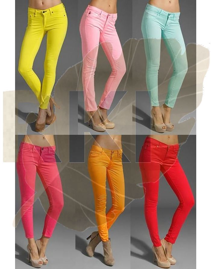 Colored Custom Made Jeans for Women
