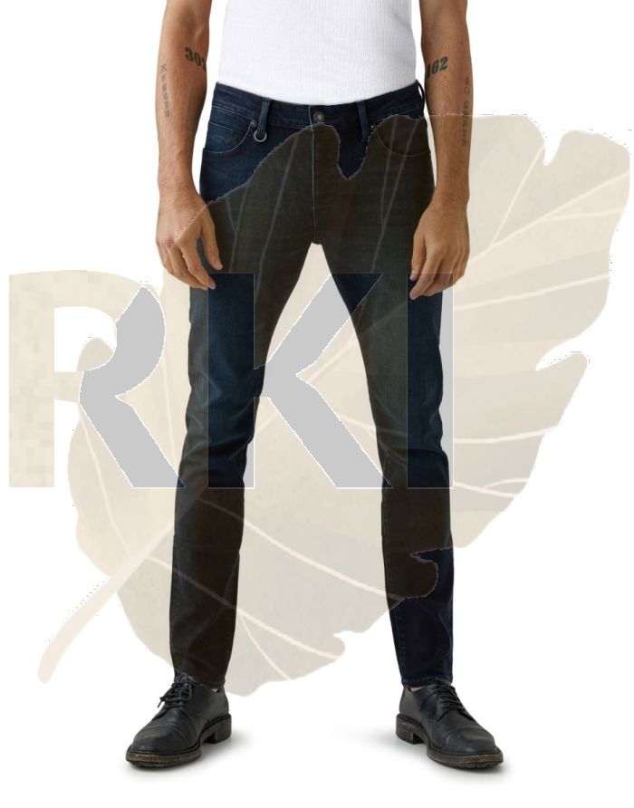 Dark Blue Stretchable Custom Jeans for Men