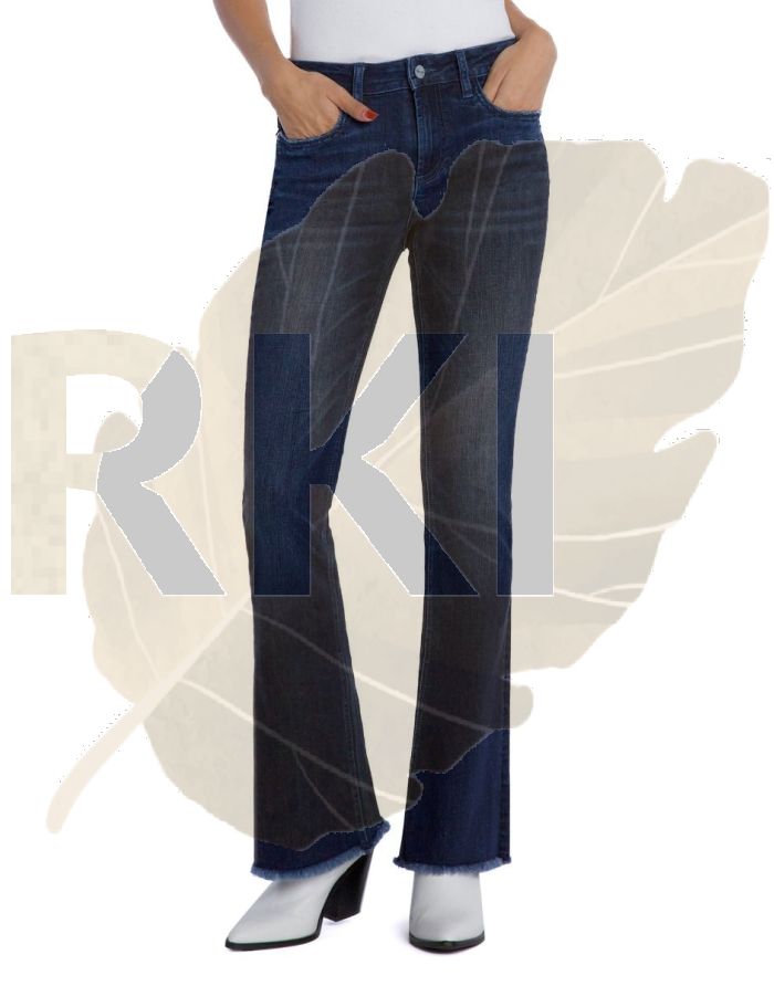 Indigo Blue Non Stretch Custom Jeans for Women