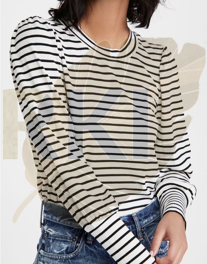 Striped Long Sleeve Top
